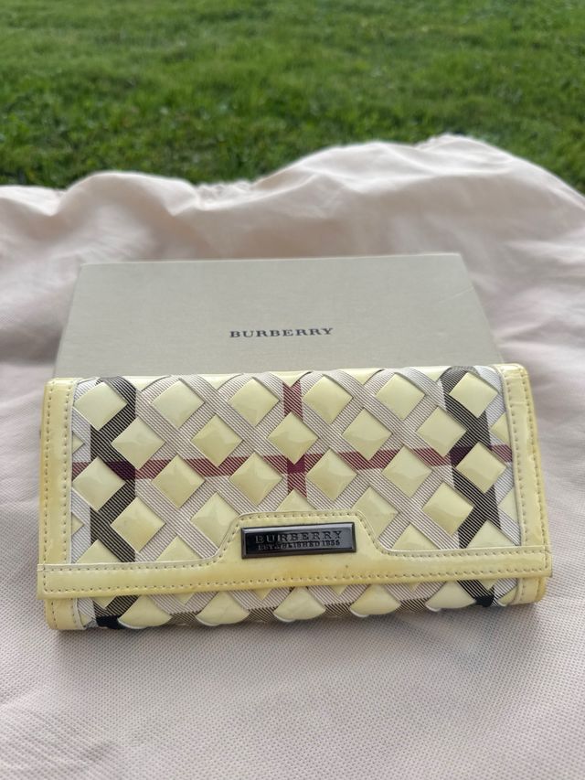 Monedero Burberry Beige Multicolor