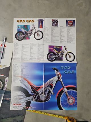 Lote 5 Catálogos Gas Gas Trial