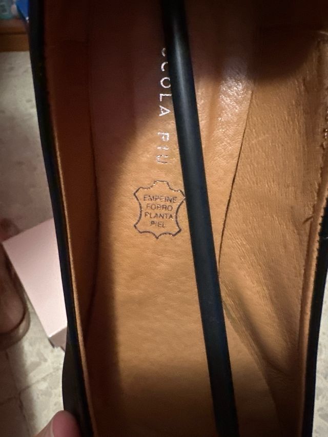 Zapatos de salón negros tacón plataforma