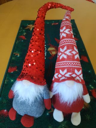 Zerbino natalizio + 2 elfi natalizi