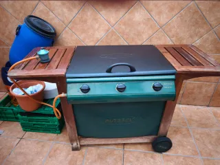 Barbacoa Gas Piedra Volcánica