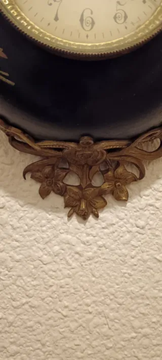 Reloj de pared pintado a mano