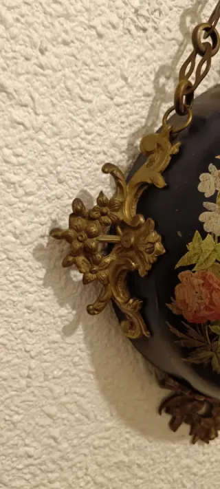 Reloj de pared pintado a mano