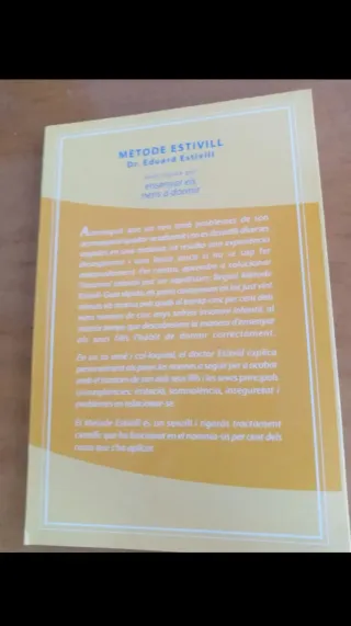 Libro MÈTODE ESTIVILL.