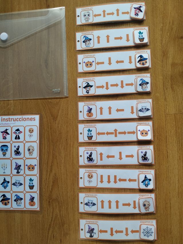 Juego Montessori Robótica Halloween