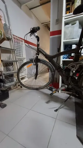 Bici paseo con sillita niño