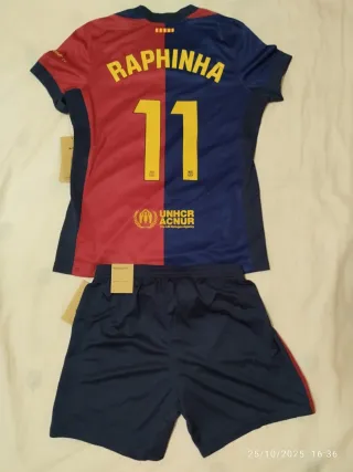 Conjuntos FC Barcelona original con  numbre Rafinh