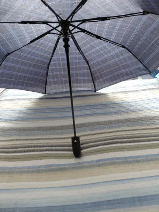 Paragüas plegable negro