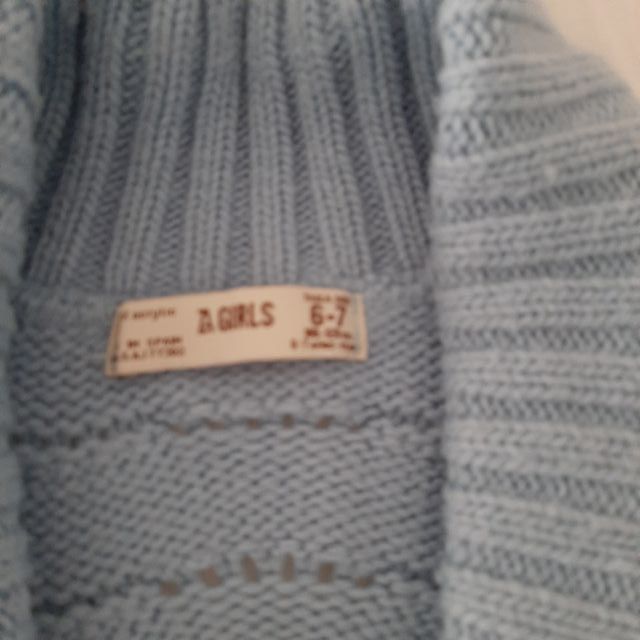 Chaqueta bolero niña 6-7 años azul