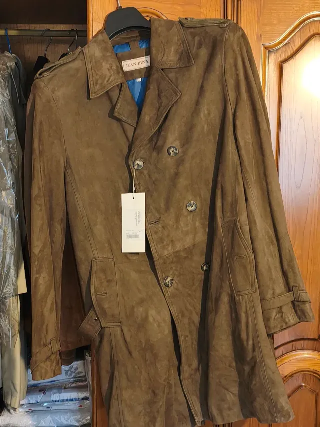 Chaqueta ante marrón JUAN PINA nueva