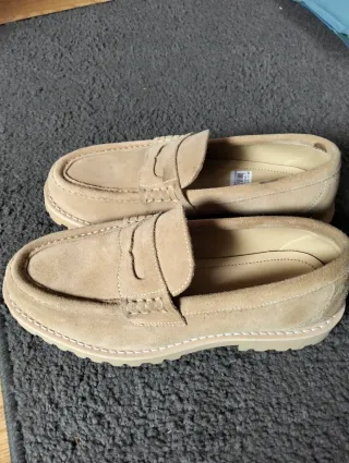 Mocasines Zara Beige