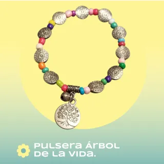 Pulsera Árbol de la Vida Multicolor