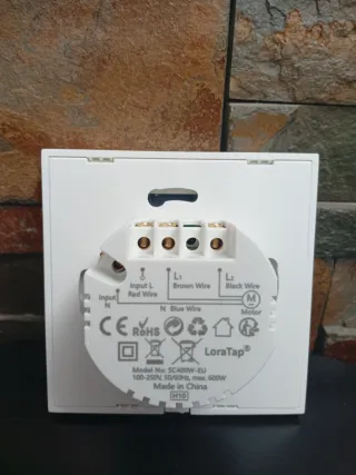 Interruptor persianas WIFI Loratap