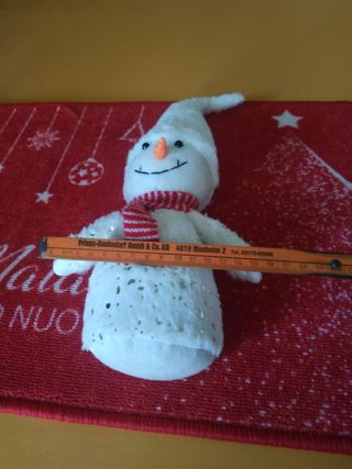 Zerbino natalizio + pupazzo di neve