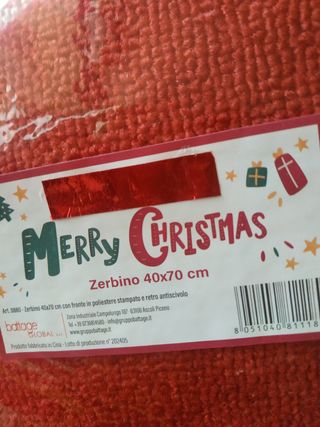 Zerbino natalizio + pupazzo di neve