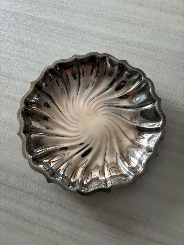 Coppa Centrotavola Fratelli Cassetti Silver Plated