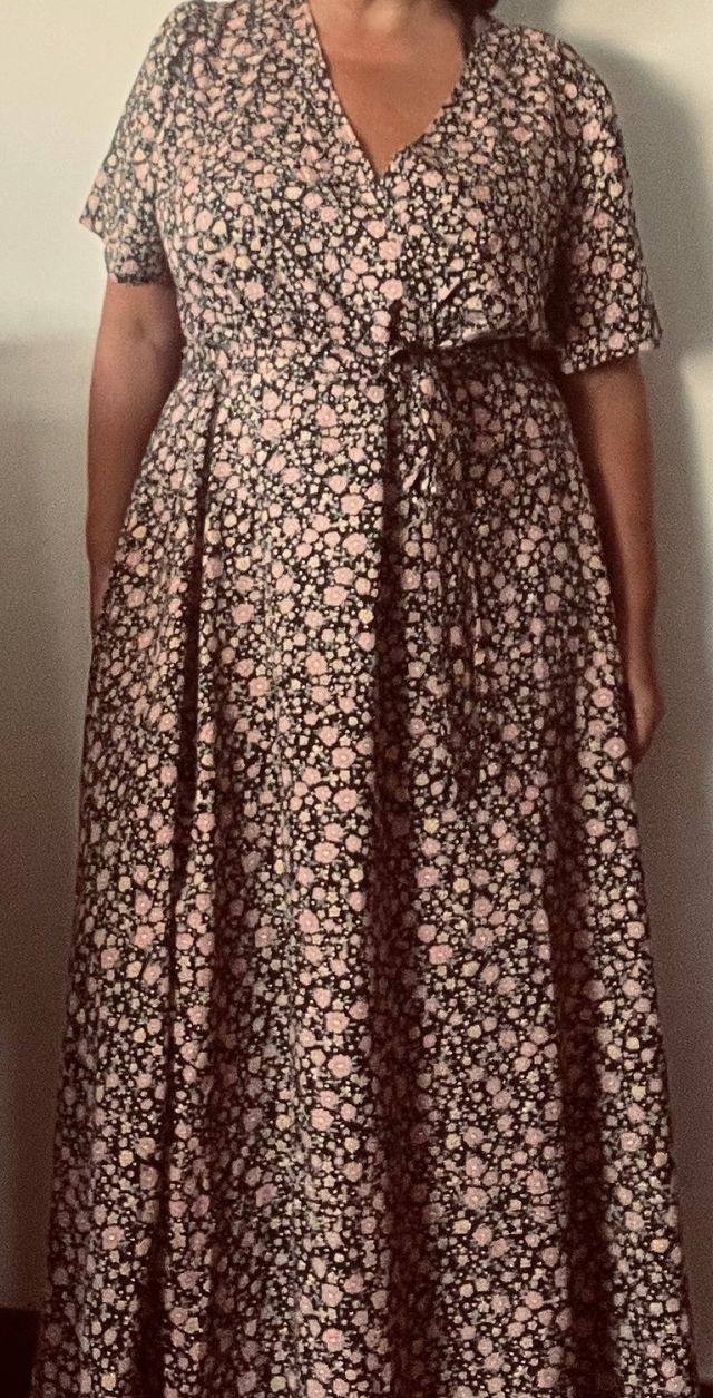 Vestido largo floral Shein Talla 3XL