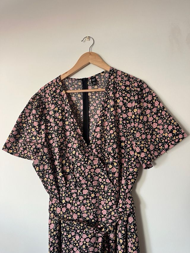 Vestido largo floral Shein Talla 3XL