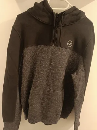 Sudadera Hollister media cremallera