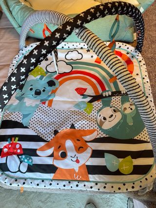 Conjunto accesorios bebé: trona, hamaca y nido