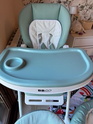 Conjunto accesorios bebé: trona, hamaca y nido