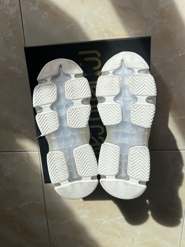 Zapatillas Roberto Cavalli Blancas T.37 Nuevas