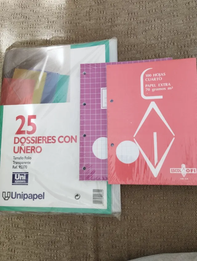 25 Dossieres Transparentes Tamaño Folio