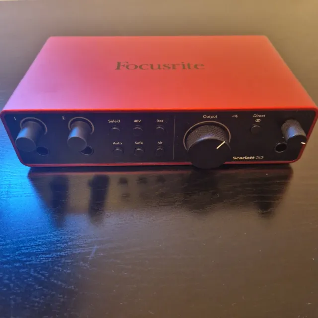 Focusrite Scarlett 2i2 4ª Gen Audio Interface