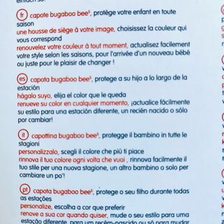 Funda capota Bugaboo Bee 5 - Groc