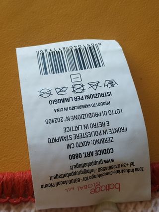 Zerbino natalizio + buon Natale scritta