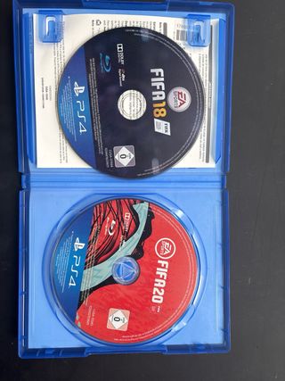 FIFA 20 y FIFA 18 PS4