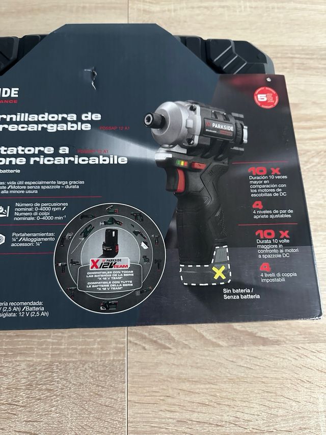 Atornillador Parkside Performance 12V Impacto