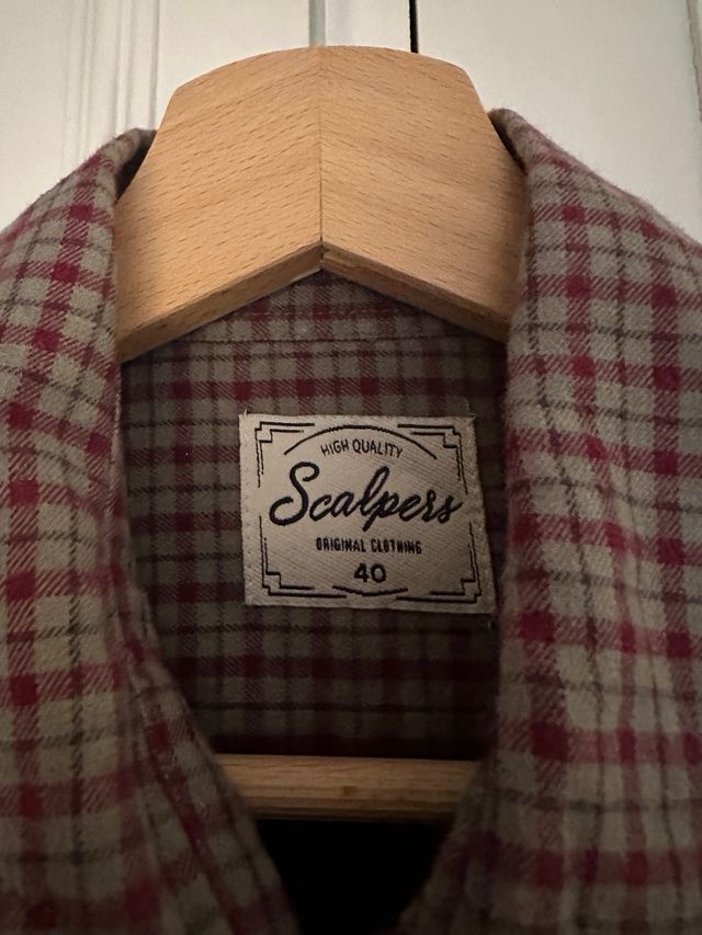 Camisa Scalpers Cuadros Talla M