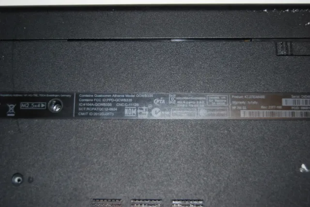 HP Pavilion Qcwb335 Preto. Para peças