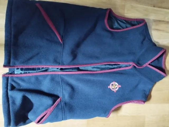 Chaleco forrado C. Leones azul y rojo