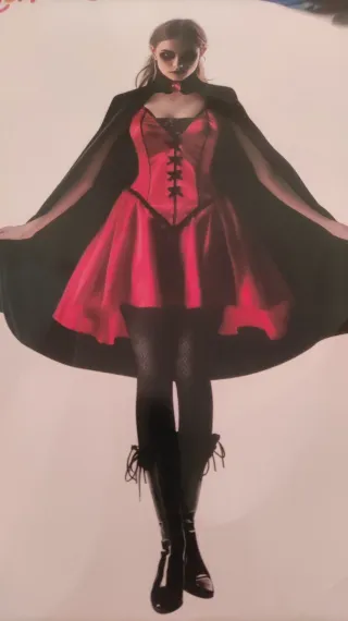 Disfraz Vampiresa Mujer Talla L