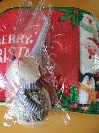 Zerbino natalizio + renna pupazzo