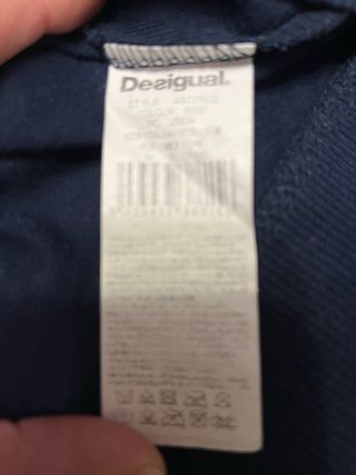 Jersey Desigual manga larga azul y verde