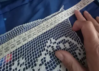 Bordo Merletto Vintage