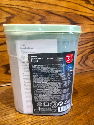 Set 5 Contenitori Livarno Home