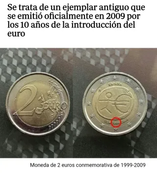 Moneda 2€ España UEM 1999-2009 Qué cantidad ofrece
