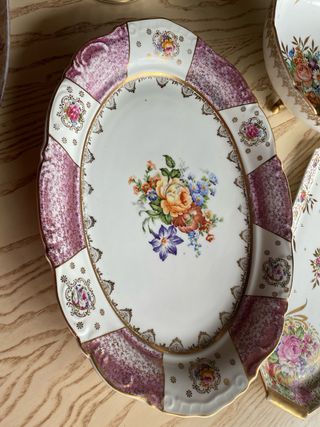 Set Porcelana Limoges Siglo XX