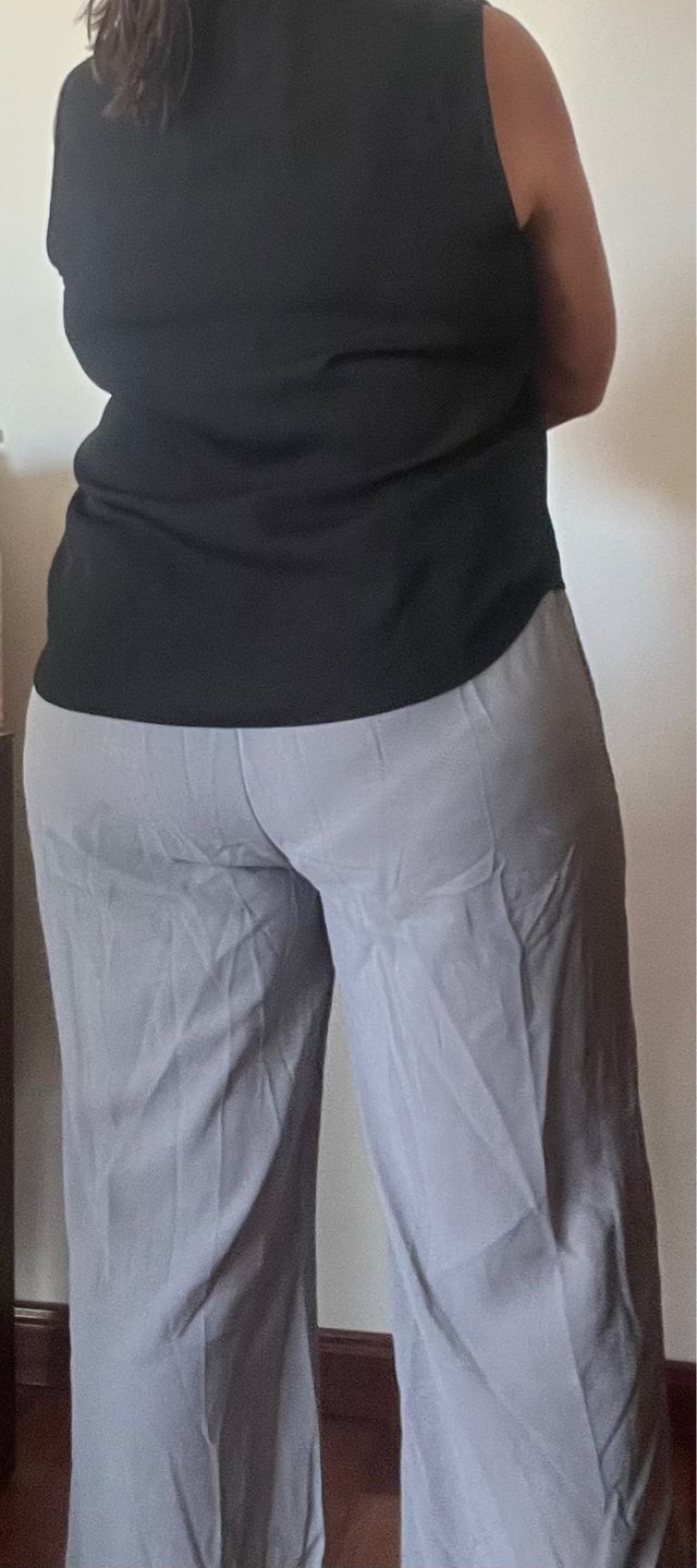 Pantalón Shein Gris Talla 46