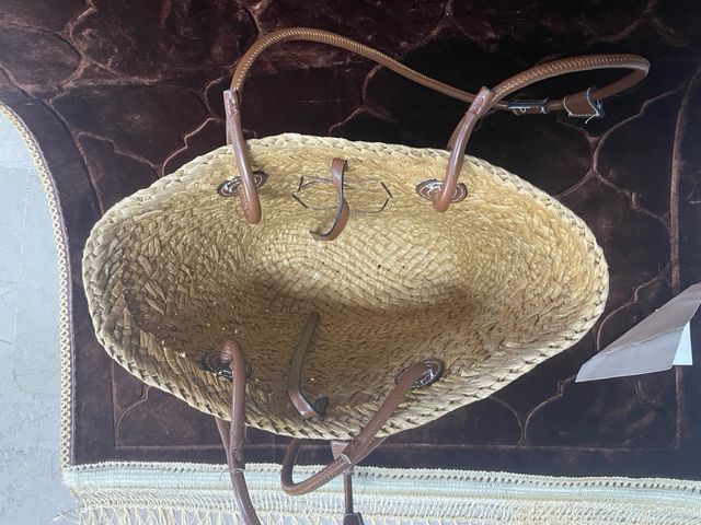 Borsa Loewe paglia e pelle