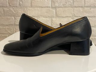 Zapatos Wonders Negros Tacón Bloque