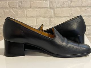 Zapatos Wonders Negros Tacón Bloque