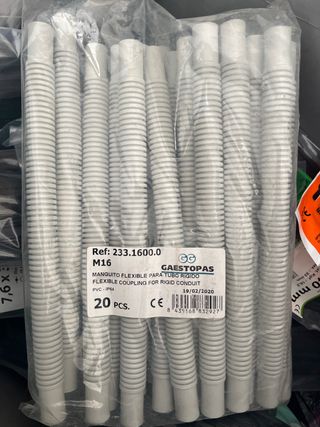 20 Manguitos Flexibles M16 Gaestopas