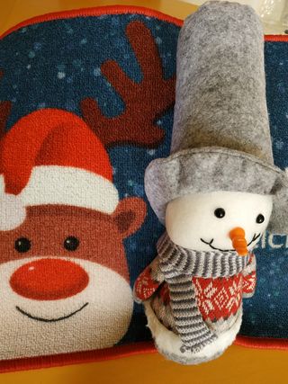 Zerbino natalizio+ pupazzo di neve