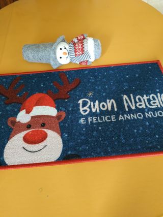 Zerbino natalizio+ pupazzo di neve