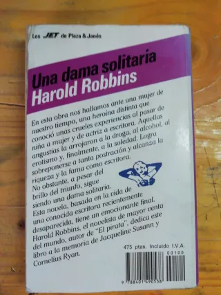 2 X 5€ Una dama solitaria. Novela